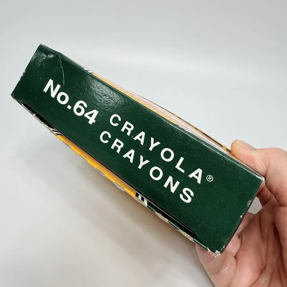 Limited Edition 1958 Style Crayola Crayons Binney Smith #64 Box Sharpener